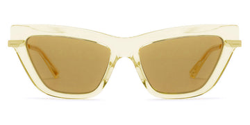 Bottega Veneta® BV1241S BV1241S 004 54 - Yellow / Yellow Sunglasses