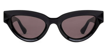 Bottega Veneta® BV1249S BV1249S 001 53 - Black / Grey Sunglasses