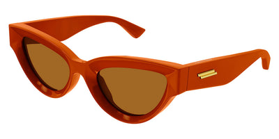 Bottega Veneta® BV1249S BV1249S 004 53 - Orange / Brown Sunglasses