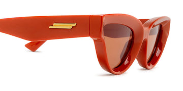 Bottega Veneta® BV1249S BV1249S 004 53 - Orange / Brown Sunglasses