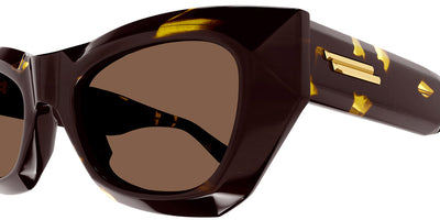 Bottega Veneta® BV1251S BV1251S 002 52 - Havana / Brown Sunglasses