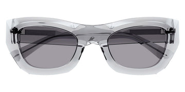 Bottega Veneta® BV1251S BV1251S 003 52 - Grey / Grey Sunglasses