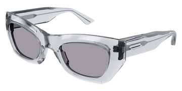 Bottega Veneta® BV1251S BV1251S 003 52 - Grey / Grey Sunglasses