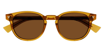 Bottega Veneta® BV1253S BV1253S 004 50 - Yellow / Brown Sunglasses