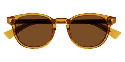 Bottega Veneta® BV1253S BV1253S 004 50 - Yellow / Brown Sunglasses