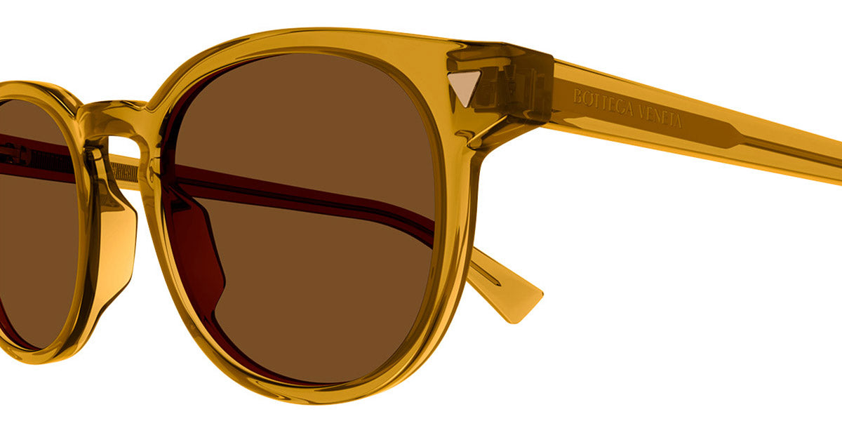 Bottega Veneta® BV1253S BV1253S 004 50 - Yellow / Brown Sunglasses