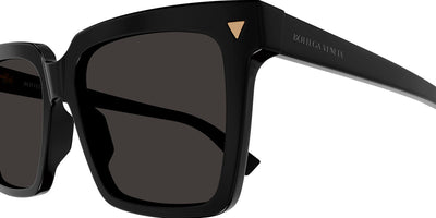 Bottega Veneta® BV1254S BV1254S 001 55 - Black / Grey Sunglasses