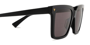 Bottega Veneta® BV1254S BV1254S 001 55 - Black / Grey Sunglasses