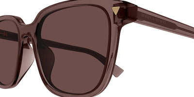 Bottega Veneta® BV1255SA BV1255SA 003 55 - Brown / Red Sunglasses