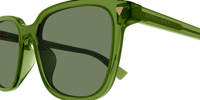 Bottega Veneta® BV1255SA BV1255SA 004 55 - Green / Green Sunglasses