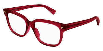 Bottega Veneta® BV1257O BV1257O 007 53 - Burgundy Eyeglasses