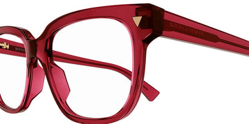 Bottega Veneta® BV1257O BV1257O 007 53 - Burgundy Eyeglasses