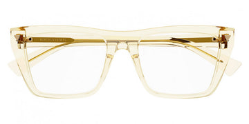 Bottega Veneta® BV1258O BV1258O 004 53 - Yellow Eyeglasses