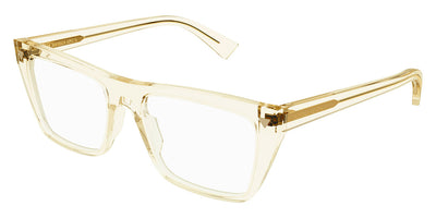 Bottega Veneta® BV1258O BV1258O 004 53 - Yellow Eyeglasses