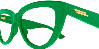 Bottega Veneta® BV1259O BV1259O 003 54 - Green Eyeglasses