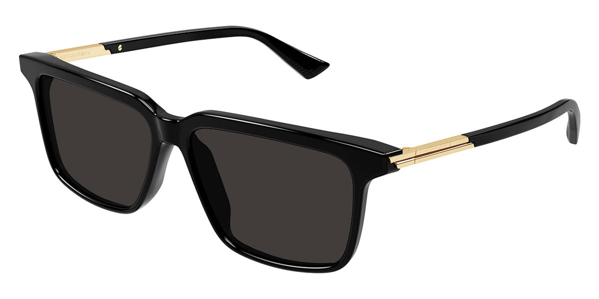 Bottega Veneta® BV1261S BV1261S 001 56 - Black / Grey Sunglasses