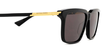 Bottega Veneta® BV1261S BV1261S 001 56 - Black / Grey Sunglasses