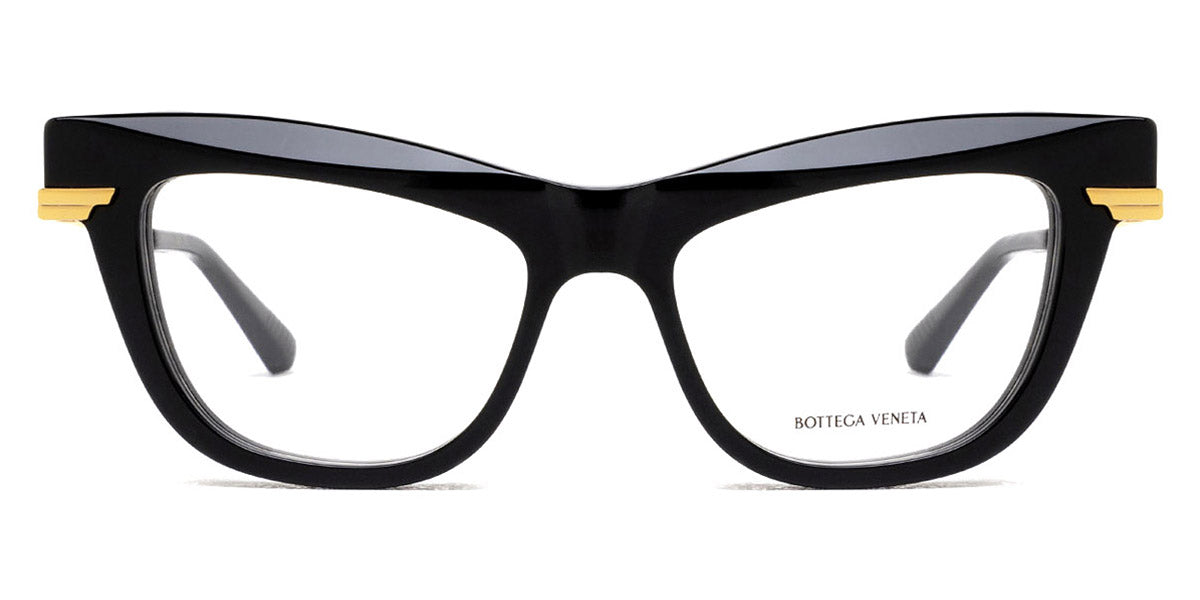 Bottega Veneta® BV1266O BV1266O 001 51 - Black Eyeglasses