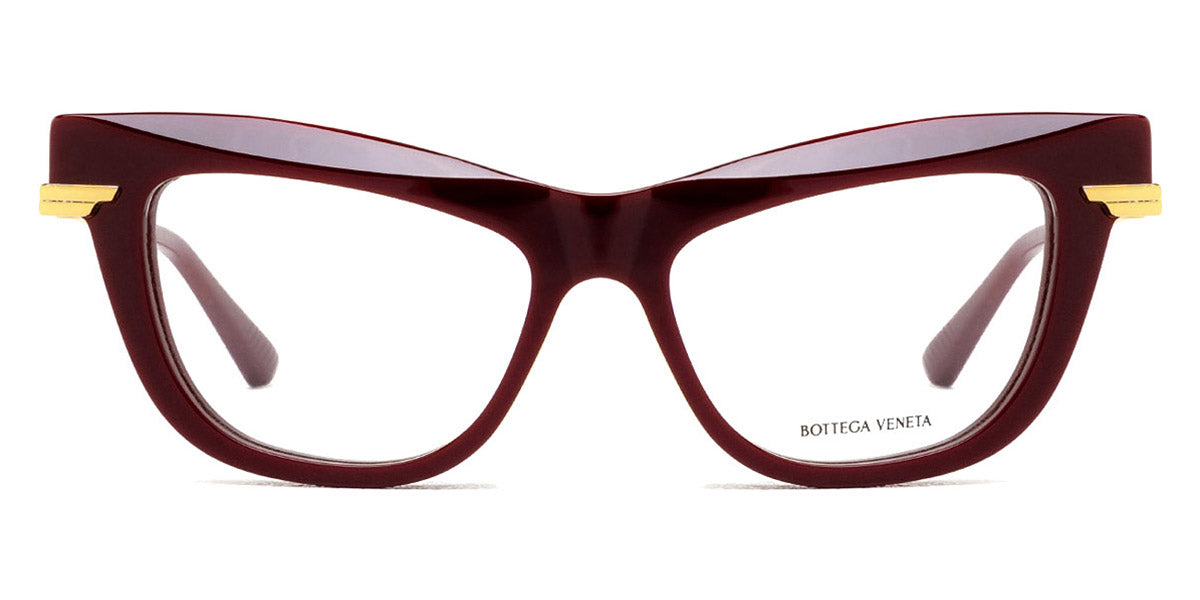 Bottega Veneta® BV1266O BV1266O 003 51 - Burgundy Eyeglasses