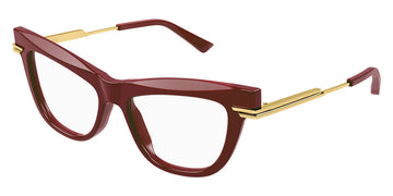 Bottega Veneta® BV1266O BV1266O 003 51 - Burgundy Eyeglasses