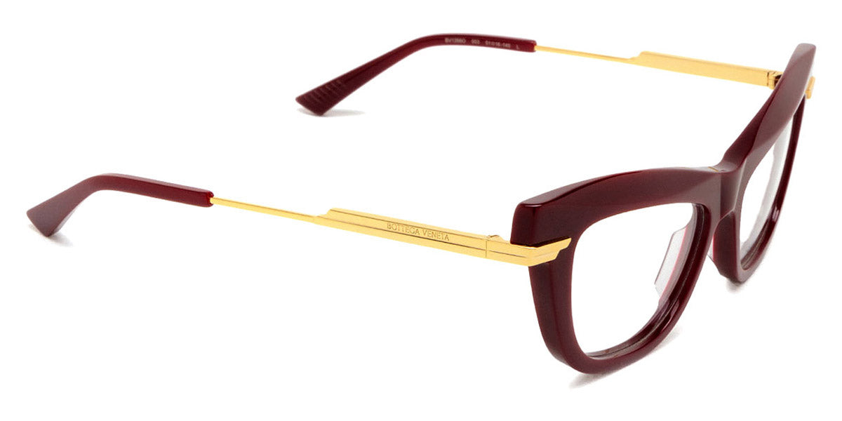 Bottega Veneta® BV1266O BV1266O 003 51 - Burgundy Eyeglasses