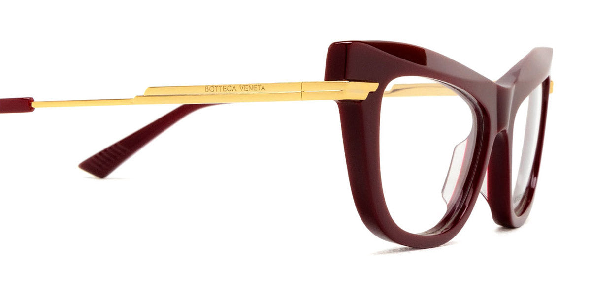 Bottega Veneta® BV1266O BV1266O 003 51 - Burgundy Eyeglasses