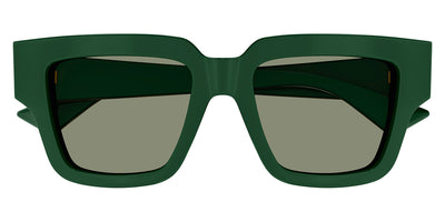 Bottega Veneta® BV1276S BV1276S 003 52 - Green / Green Sunglasses