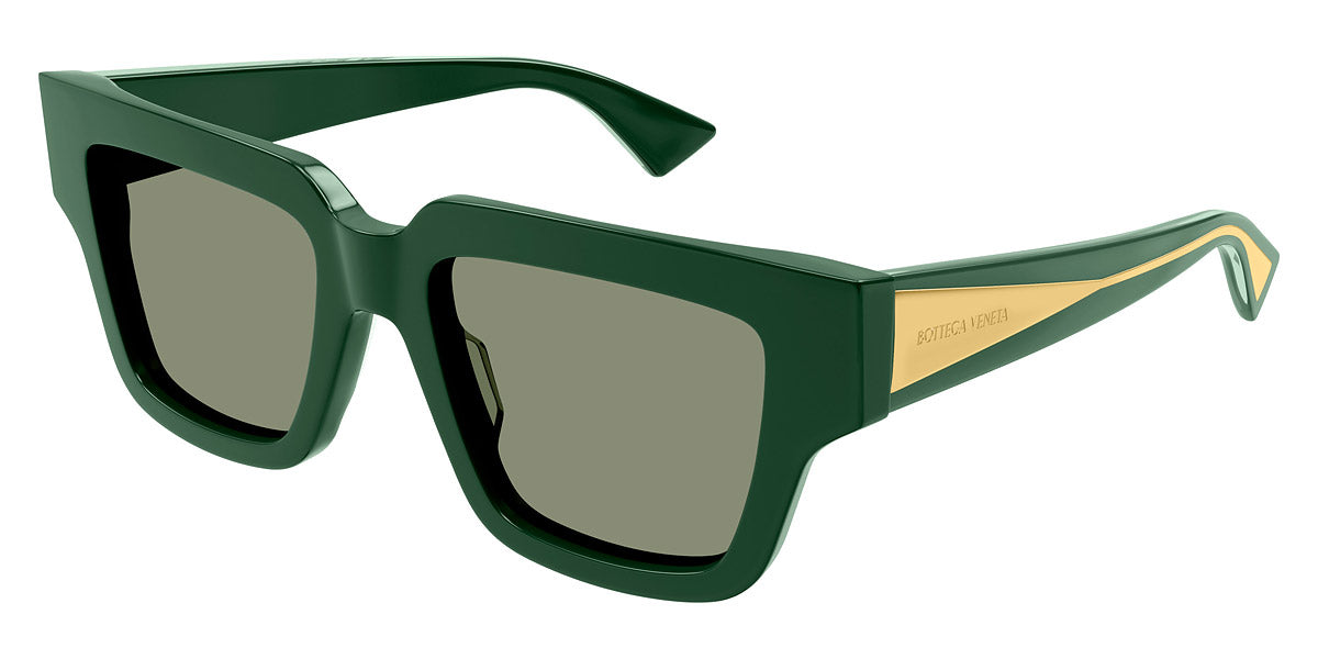 Bottega Veneta® BV1276S BV1276S 003 52 - Green / Green Sunglasses