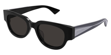 Bottega Veneta® BV1278SA BV1278SA 001 52 - Black / Grey Sunglasses