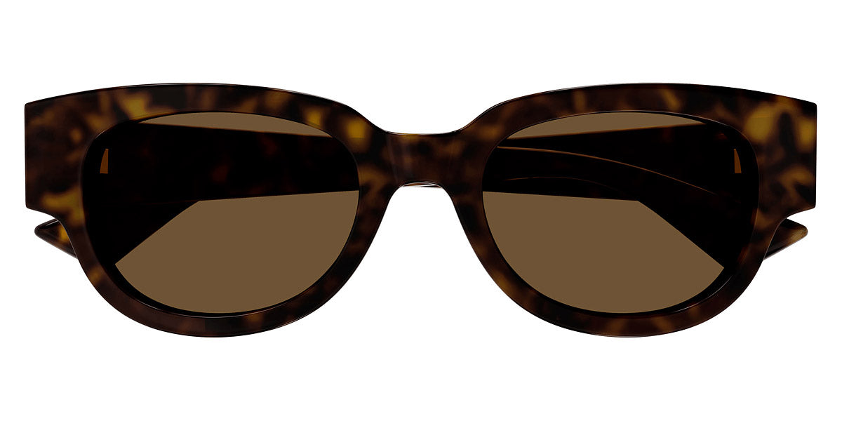 Bottega Veneta® BV1278SA BV1278SA 002 52 - Havana / Brown Sunglasses