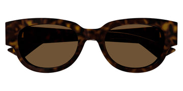 Bottega Veneta® BV1278SA BV1278SA 002 52 - Havana / Brown Sunglasses