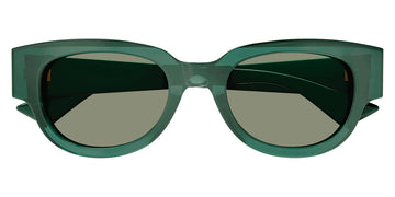 Bottega Veneta® BV1278SA BV1278SA 003 52 - Green / Green Sunglasses