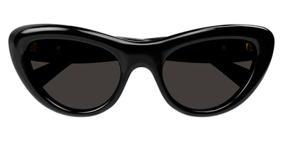 Bottega Veneta® BV1282S BV1282S 001 53 - Black/grey sunglasses