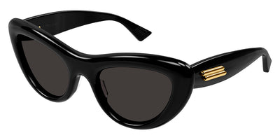 Bottega Veneta® BV1282S BV1282S 001 53 - Black/grey sunglasses