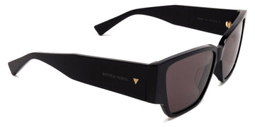 Bottega Veneta® BV1285S BV1285S 001 57 - Black / Grey Sunglasses