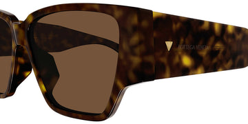 Bottega Veneta® BV1285S BV1285S 002 57 - Havana / Brown Sunglasses