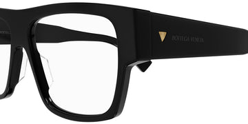 Bottega Veneta® BV1290O BV1290O 001 56 - Black Eyeglasses