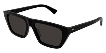 Bottega Veneta® BV1291S BV1291S 001 54 - Black / Grey Sunglasses