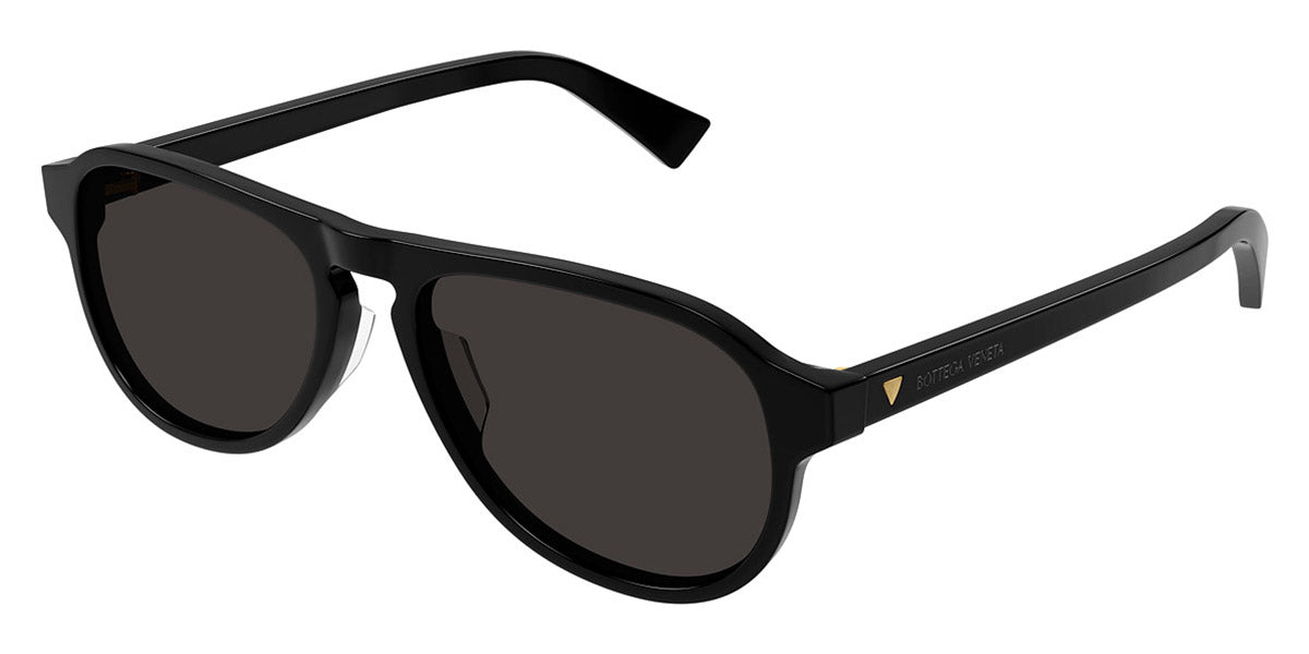 Bottega Veneta® BV1292S BV1292S 001 55 - Black / Grey Sunglasses