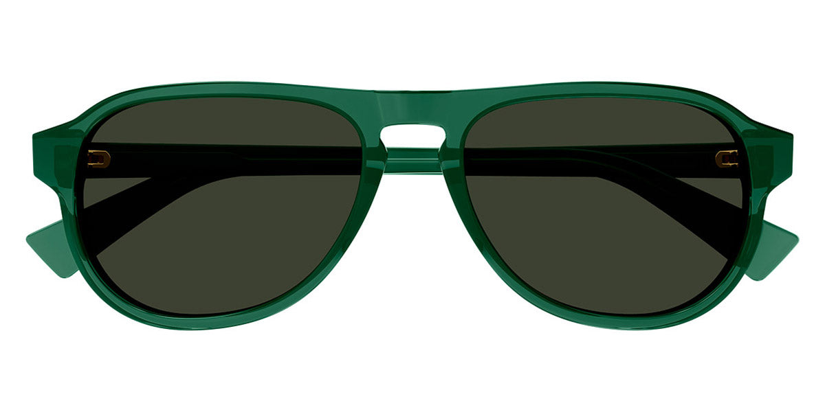 Bottega Veneta® BV1292S BV1292S 003 55 - Green / Green Sunglasses