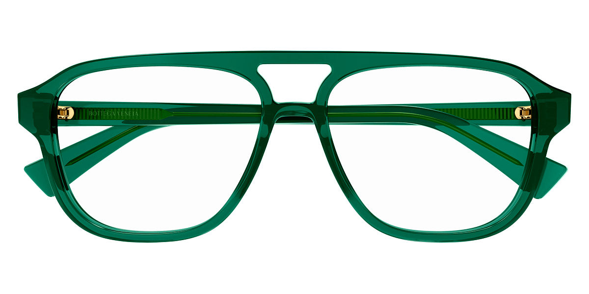 Bottega Veneta® BV1294O BV1294O 003 56 - Green / Green eyeglasses