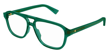 Bottega Veneta® BV1294O BV1294O 003 56 - Green / Green eyeglasses