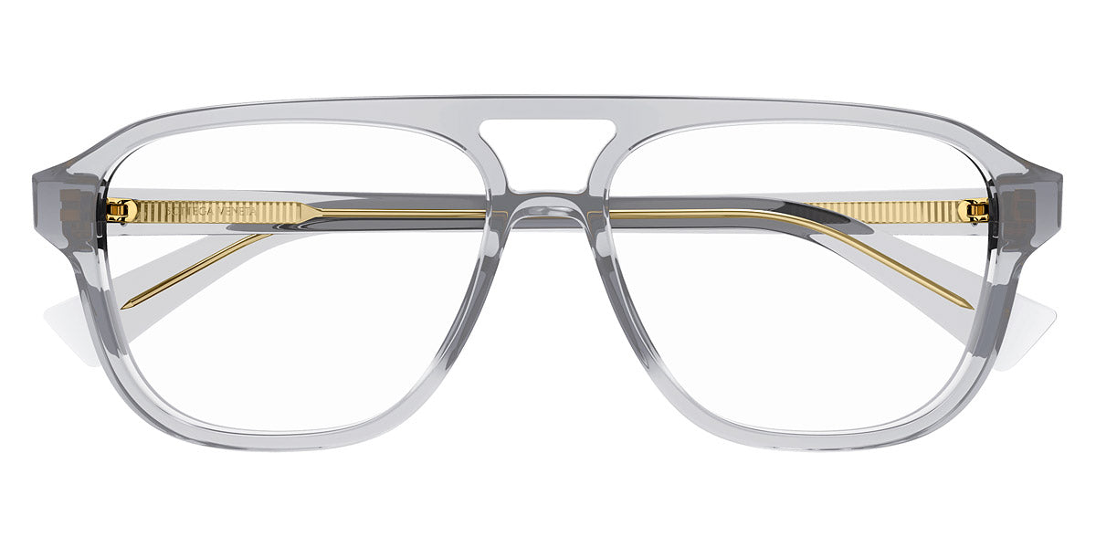 Bottega Veneta® BV1294O BV1294O 004 56 - Grey / Grey eyeglasses