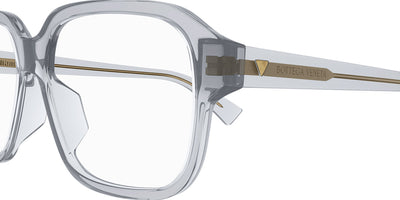 Bottega Veneta® BV1295O BV1295O 004 57 - Grey / Grey eyeglasses