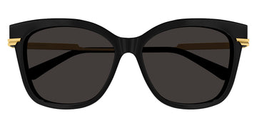 Bottega Veneta® BV1296SA BV1296SA 001 57 - Black/Grey sunglasses