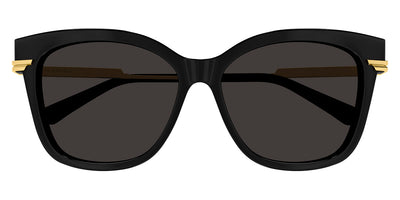 Bottega Veneta® BV1296SA BV1296SA 001 57 - Black/Grey sunglasses