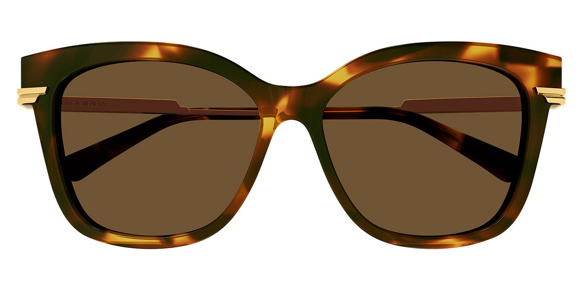 Bottega Veneta® BV1296SA BV1296SA 002 57 - Havana/brown sunglasses