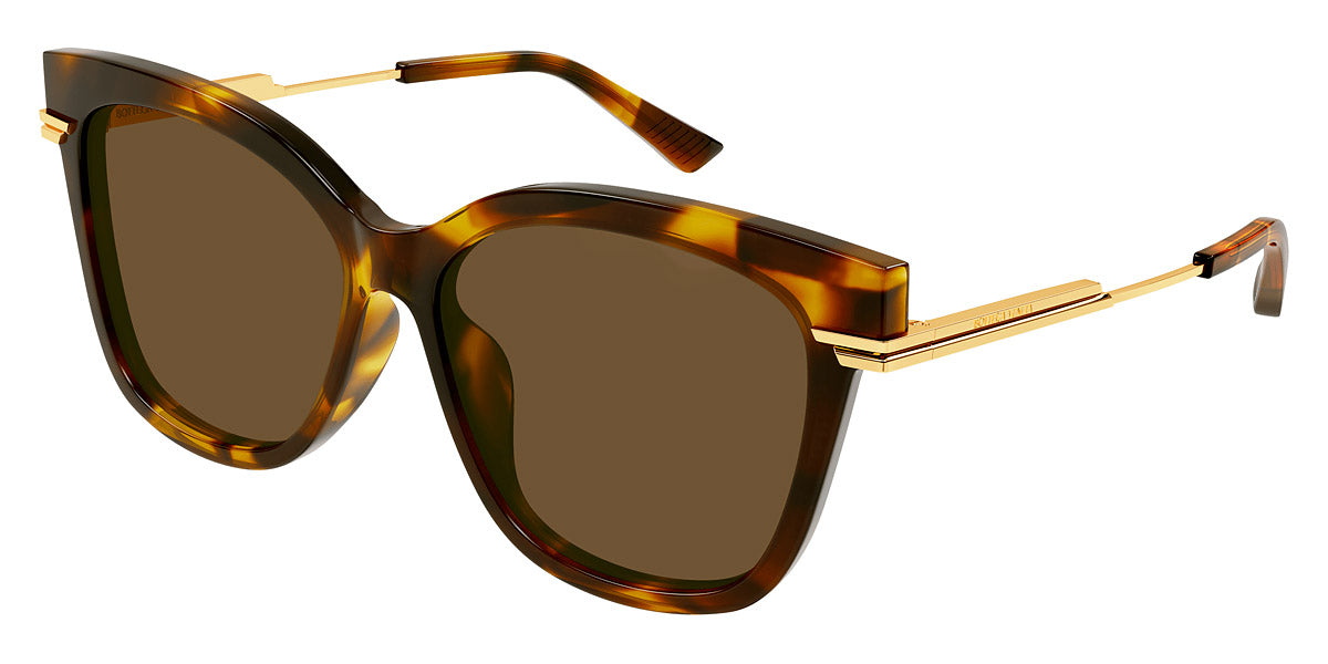 Bottega Veneta® BV1296SA BV1296SA 002 57 - Havana/brown sunglasses