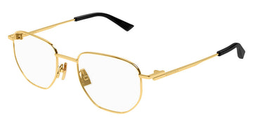 Bottega Veneta® BV1301O BV1301O 001 50 - Gold 1 Eyeglasses