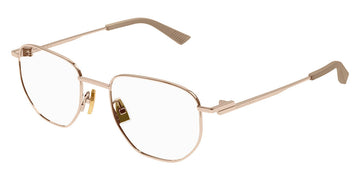 Bottega Veneta® BV1301O BV1301O 003 50 - Gold 3 Eyeglasses